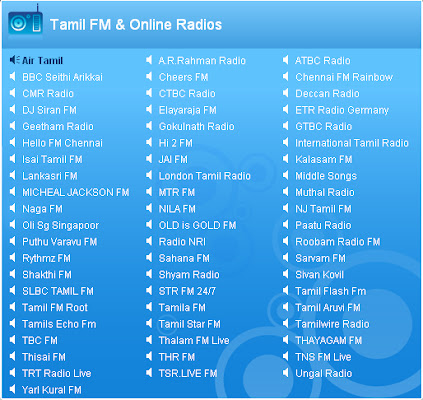 Tamil FM and Online Radios  from Chrome web store to be run with OffiDocs Chromium online