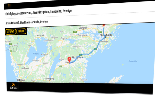 TAXI LINKÖPING  from Chrome web store to be run with OffiDocs Chromium online