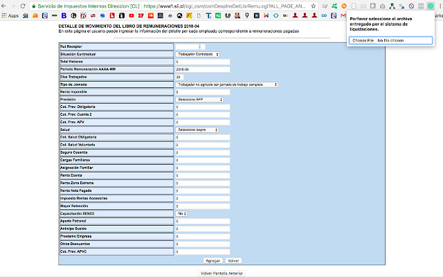 TCIT Sii Remuneraciones  from Chrome web store to be run with OffiDocs Chromium online