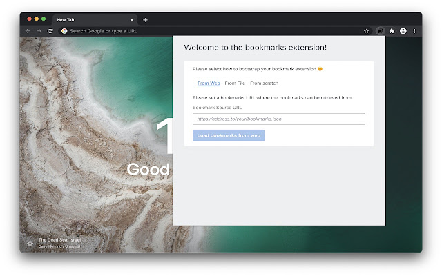 Team Bookmarks  from Chrome web store to be run with OffiDocs Chromium online