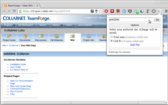 Teamforge Go  from Chrome web store to be run with OffiDocs Chromium online