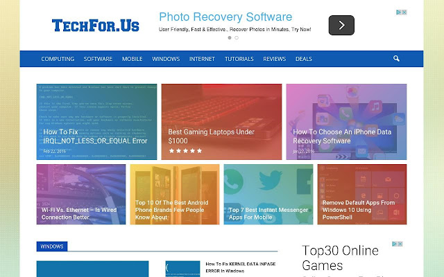 TechForUs Latest Tech Guides  from Chrome web store to be run with OffiDocs Chromium online