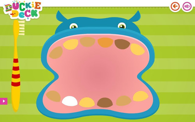 Teeth Games Tooth Brushing at Duckie Deck  from Chrome web store to be run with OffiDocs Chromium online