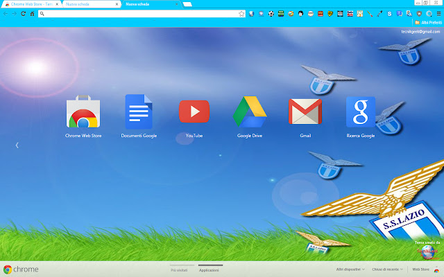 Tema Lazio Calcio by TecnikGeek  Fortuntato  from Chrome web store to be run with OffiDocs Chromium online