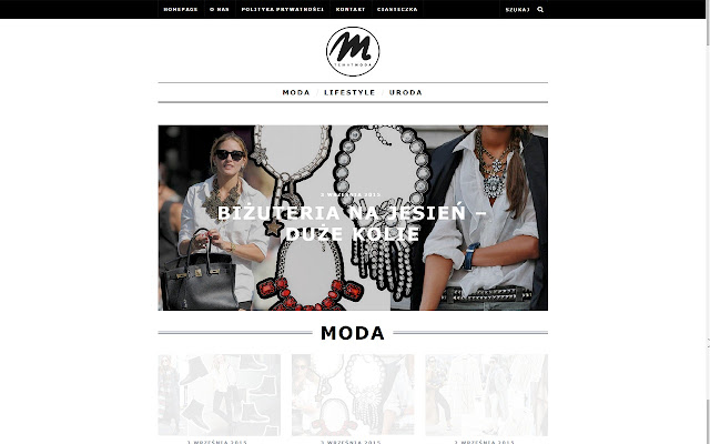 Temat Moda  from Chrome web store to be run with OffiDocs Chromium online