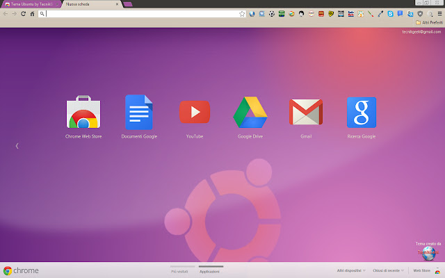 Tema Ubuntu by TecnikGeek  from Chrome web store to be run with OffiDocs Chromium online