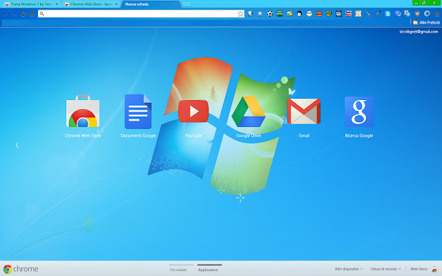 Tema Windows7 by TecnikGeek  from Chrome web store to be run with OffiDocs Chromium online