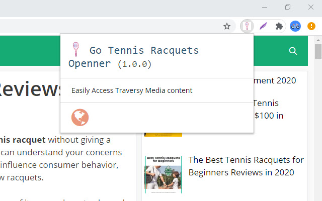 Tennis Racquets Launcher  from Chrome web store to be run with OffiDocs Chromium online