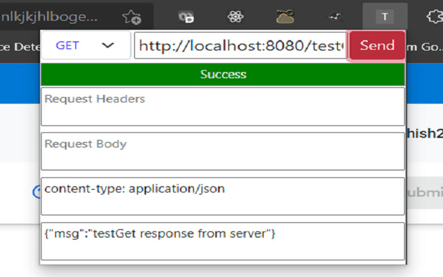 Test Get Post  from Chrome web store to be run with OffiDocs Chromium online