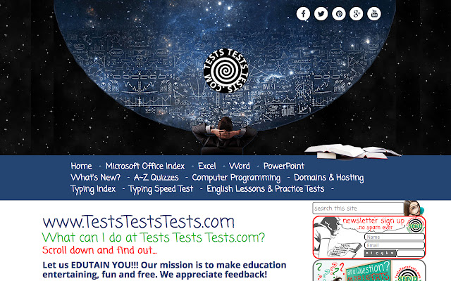 TestsTestsTests  from Chrome web store to be run with OffiDocs Chromium online