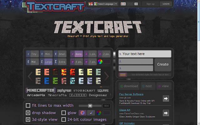 Textcraft  from Chrome web store to be run with OffiDocs Chromium online