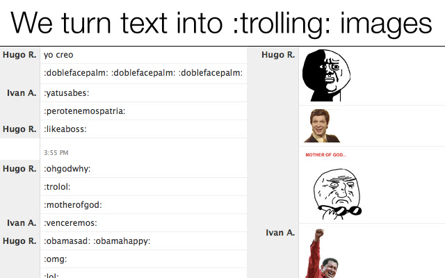 Text Troll  from Chrome web store to be run with OffiDocs Chromium online