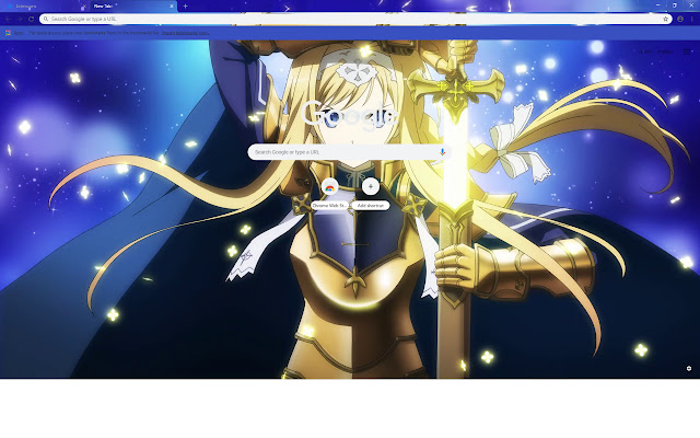 The Best SAO Alice Theme  from Chrome web store to be run with OffiDocs Chromium online
