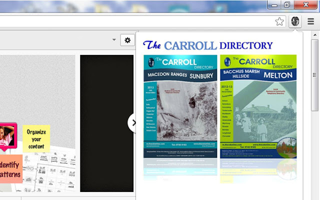 The Carroll Directory Virtual Book Selector  from Chrome web store to be run with OffiDocs Chromium online