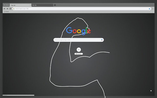 The contour of the hand  from Chrome web store to be run with OffiDocs Chromium online