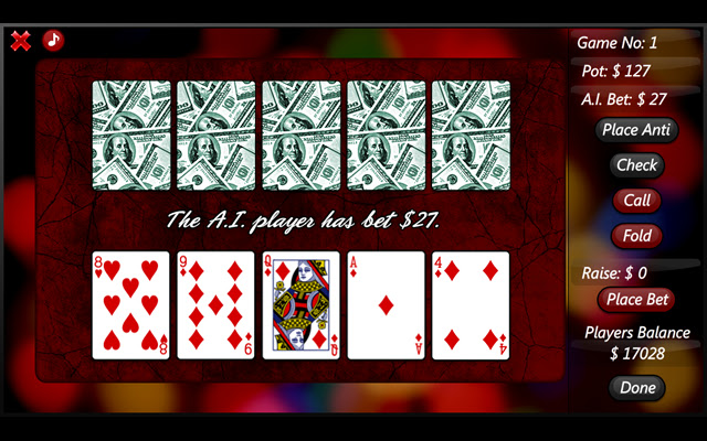 The Cool Poker Game  from Chrome web store to be run with OffiDocs Chromium online