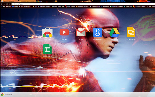 The FLash CW HD Theme  from Chrome web store to be run with OffiDocs Chromium online