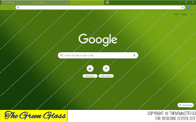 The Green Glass  from Chrome web store to be run with OffiDocs Chromium online