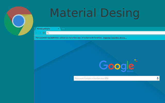 Theme Material Design (azul)  from Chrome web store to be run with OffiDocs Chromium online