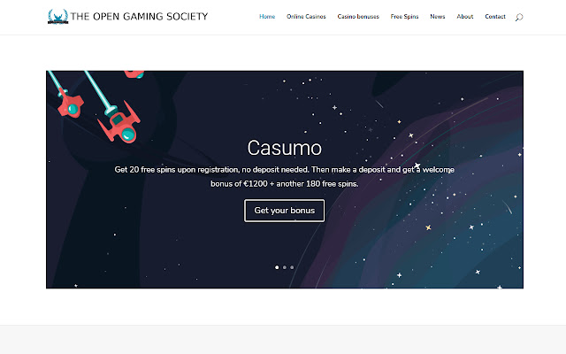 The Open Gaming Society Best Casino Bonuses  from Chrome web store to be run with OffiDocs Chromium online