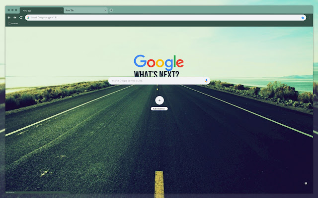 The road into the distance  from Chrome web store to be run with OffiDocs Chromium online