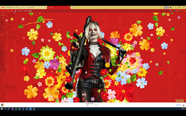 The Suicide Squad Harley Quinn  from Chrome web store to be run with OffiDocs Chromium online