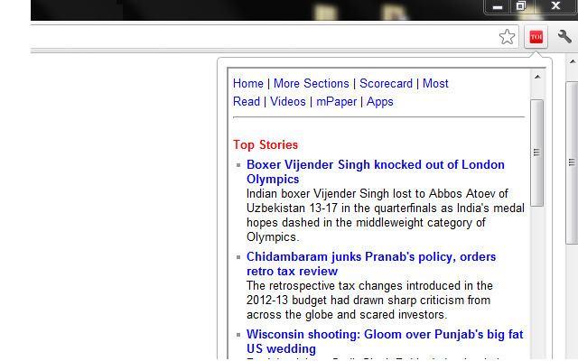 The Times Of India  from Chrome web store to be run with OffiDocs Chromium online