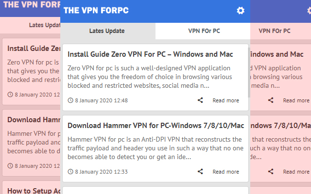 The VPNForPC Latest Update News  from Chrome web store to be run with OffiDocs Chromium online