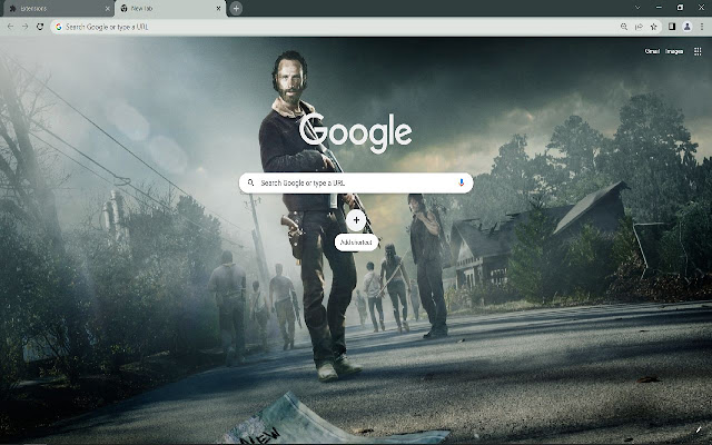 The walking dead Browser Theme  from Chrome web store to be run with OffiDocs Chromium online