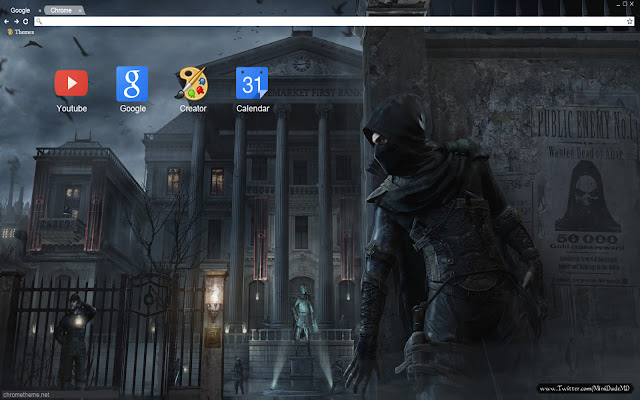 Thief Theme  from Chrome web store to be run with OffiDocs Chromium online