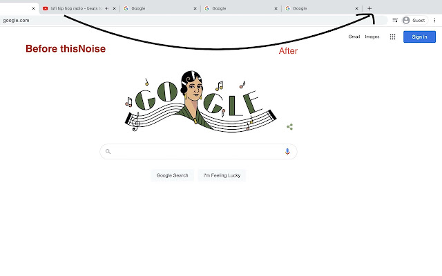 thisNoise  from Chrome web store to be run with OffiDocs Chromium online