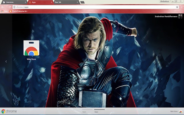 Thor Son of odin Avenger Super Hero  from Chrome web store to be run with OffiDocs Chromium online