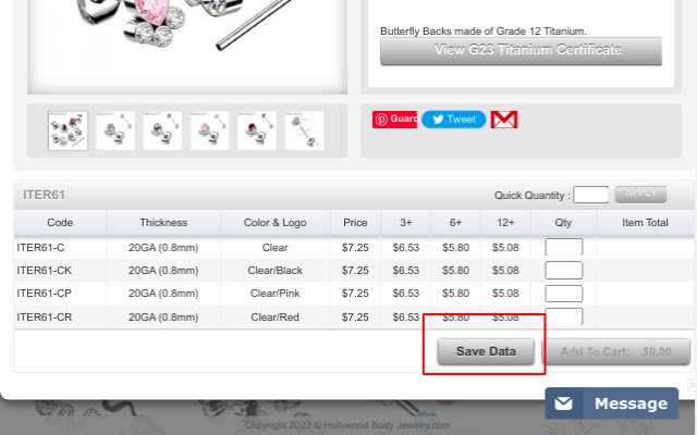 Threadless Jewelry Import  from Chrome web store to be run with OffiDocs Chromium online