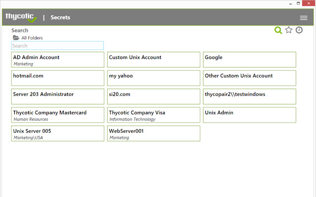 Thycotic PAM  from Chrome web store to be run with OffiDocs Chromium online