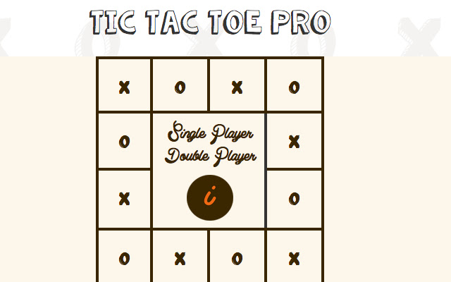 Tic Tac Toe Pro  from Chrome web store to be run with OffiDocs Chromium online