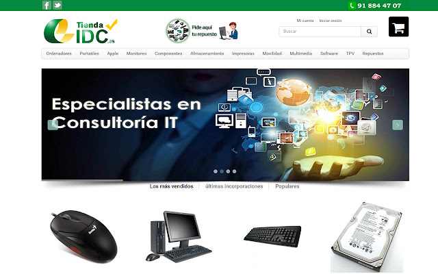 TIENDA IDC da Chrome Web Store para ser executado com OffiDocs Chromium online