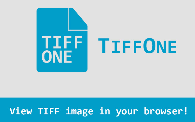 TiffOne  from Chrome web store to be run with OffiDocs Chromium online