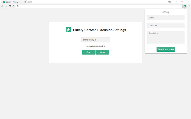 Tikkety  from Chrome web store to be run with OffiDocs Chromium online