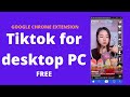 TikTok™ for Desktop  from Chrome web store to be run with OffiDocs Chromium online