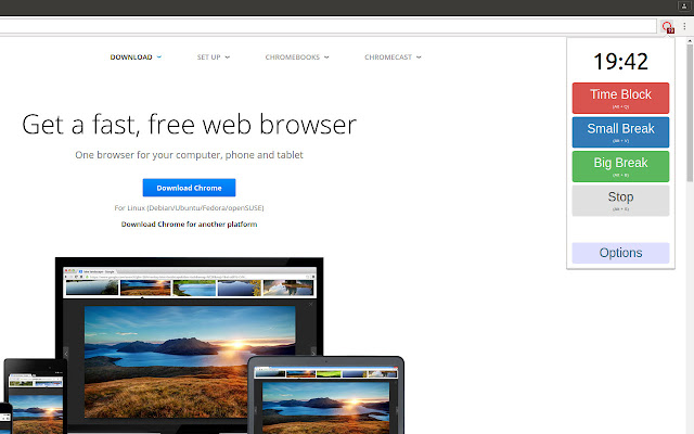 Time Blocker  from Chrome web store to be run with OffiDocs Chromium online