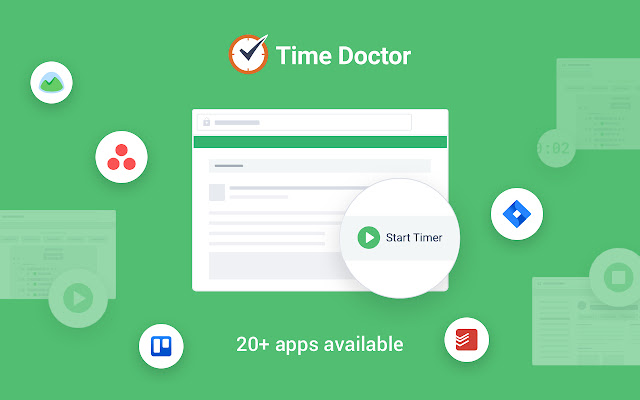 Time Doctor Classic  from Chrome web store to be run with OffiDocs Chromium online