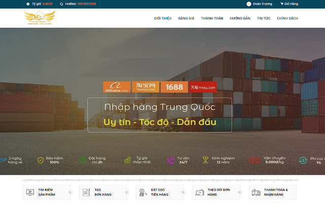 Tiện ích đặt hàng Đạt Linh Logistics  from Chrome web store to be run with OffiDocs Chromium online