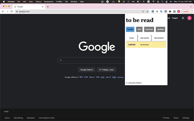 To Be Read  from Chrome web store to be run with OffiDocs Chromium online