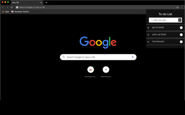 Todo list  from Chrome web store to be run with OffiDocs Chromium online