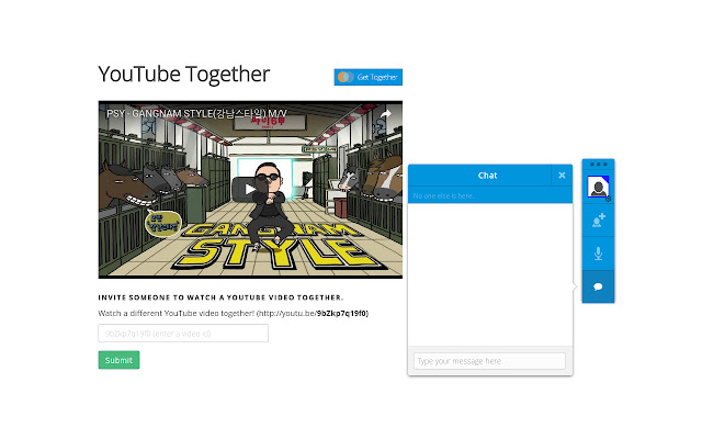 TogetherJS Companion  from Chrome web store to be run with OffiDocs Chromium online