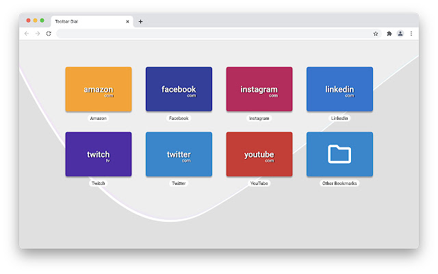 Toolbar Dial  from Chrome web store to be run with OffiDocs Chromium online