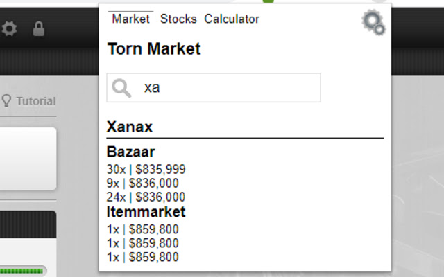 TornTools  from Chrome web store to be run with OffiDocs Chromium online