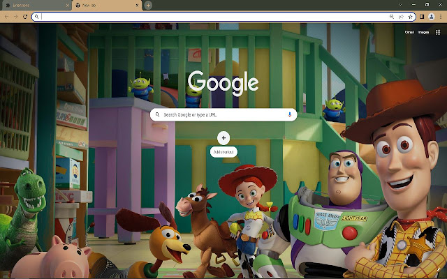 Toy Story Browser Theme  from Chrome web store to be run with OffiDocs Chromium online