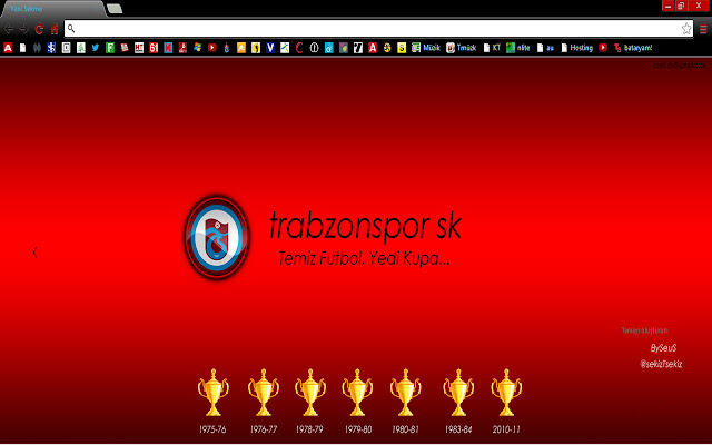 Trabzonspor Temiz Futbol, Yedi Kupa  from Chrome web store to be run with OffiDocs Chromium online