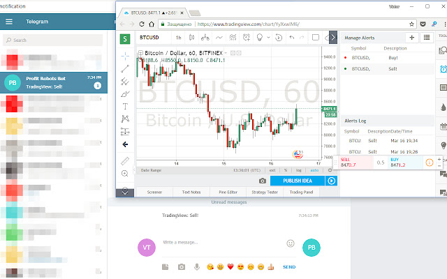 TradingView Alerts  from Chrome web store to be run with OffiDocs Chromium online